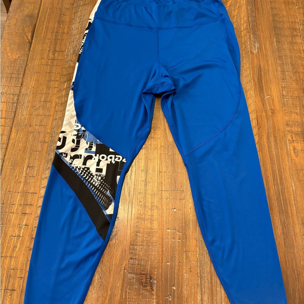 Reebok Blue Graphic Leggings